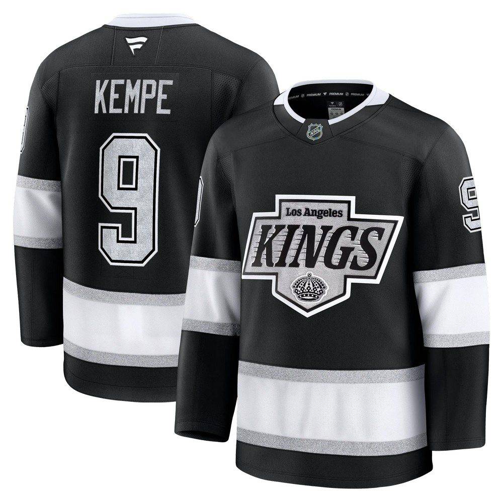 Adrian Kempe Los Angeles Kings Home Premium Jersey - Black-Pro Kit Vault | Brand New 26/27 Sports Jerseys